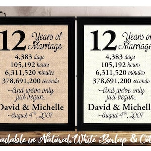 12th Wedding Anniversary Gifts Best Husband Since 2007 12th Wedding Anniversary Gifts Best Husband Since 2007