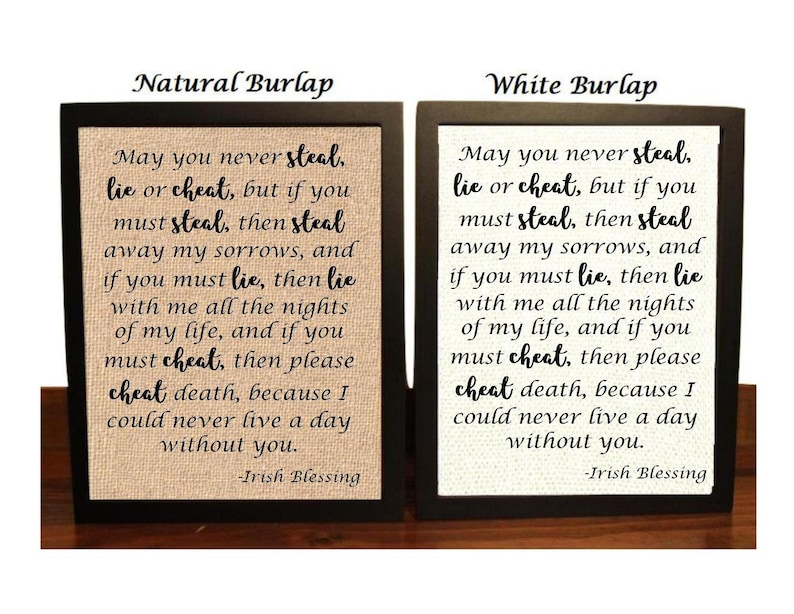 May You Never Steal Lie Or Cheat Quote Origin Irish Blessing You may Never Steal Lie or Cheat Old Irish | Etsy