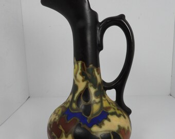 ANTIQUE Decorative Belgian Art Deco Pottery By C.M. Bergen