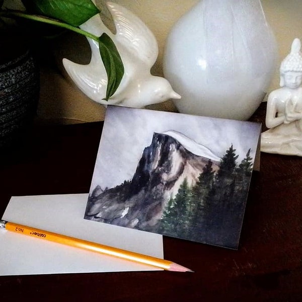 Note Cards/Blank/Original Artwork/Halfdome/Yosemite