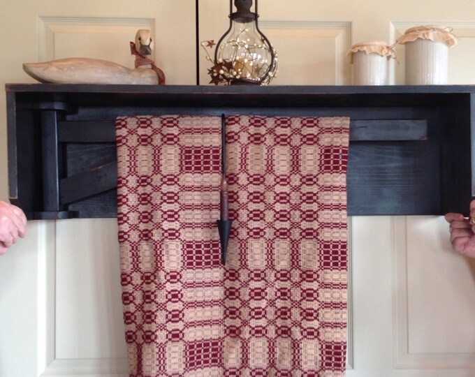 Blanket Crane Wall Shelf Country Primitive Wall Shelf Etsy