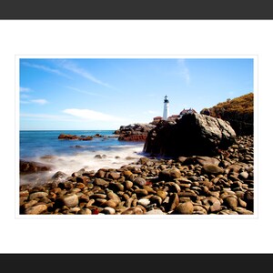 portland head lighthouse, fort williams park, portland, cape elizabeth, maine, new england, seascape, photography, fine art print image 2