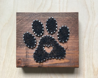 Paw Print String Art MADE TO ORDER - Etsy