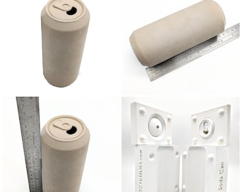 Realistic Soda Pop Can Mold Ceramic Slip Casting Plaster Moulds