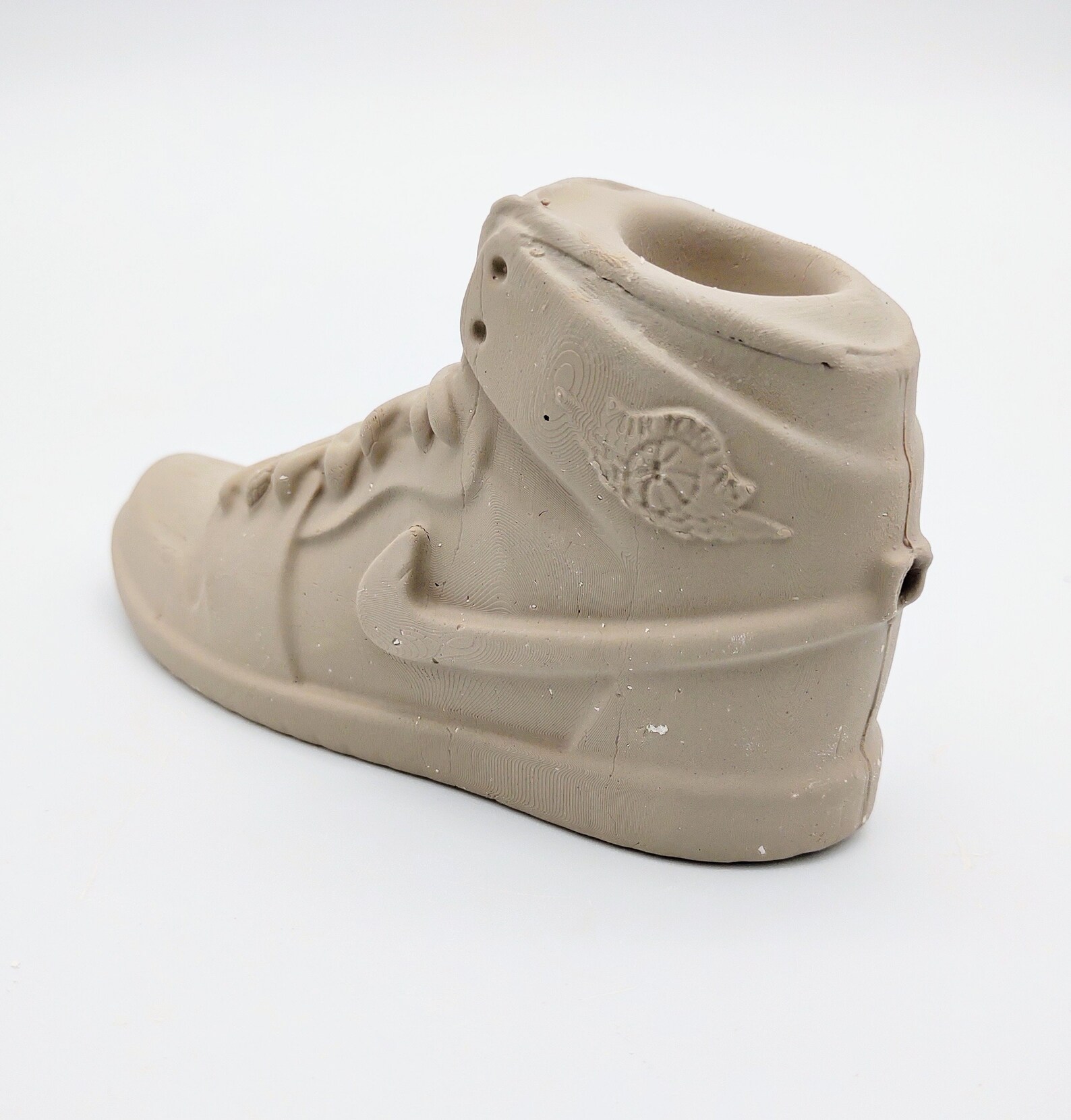 Sneaker Shoe High Top Pipe Mold Slip Casting Plaster Mold Etsy