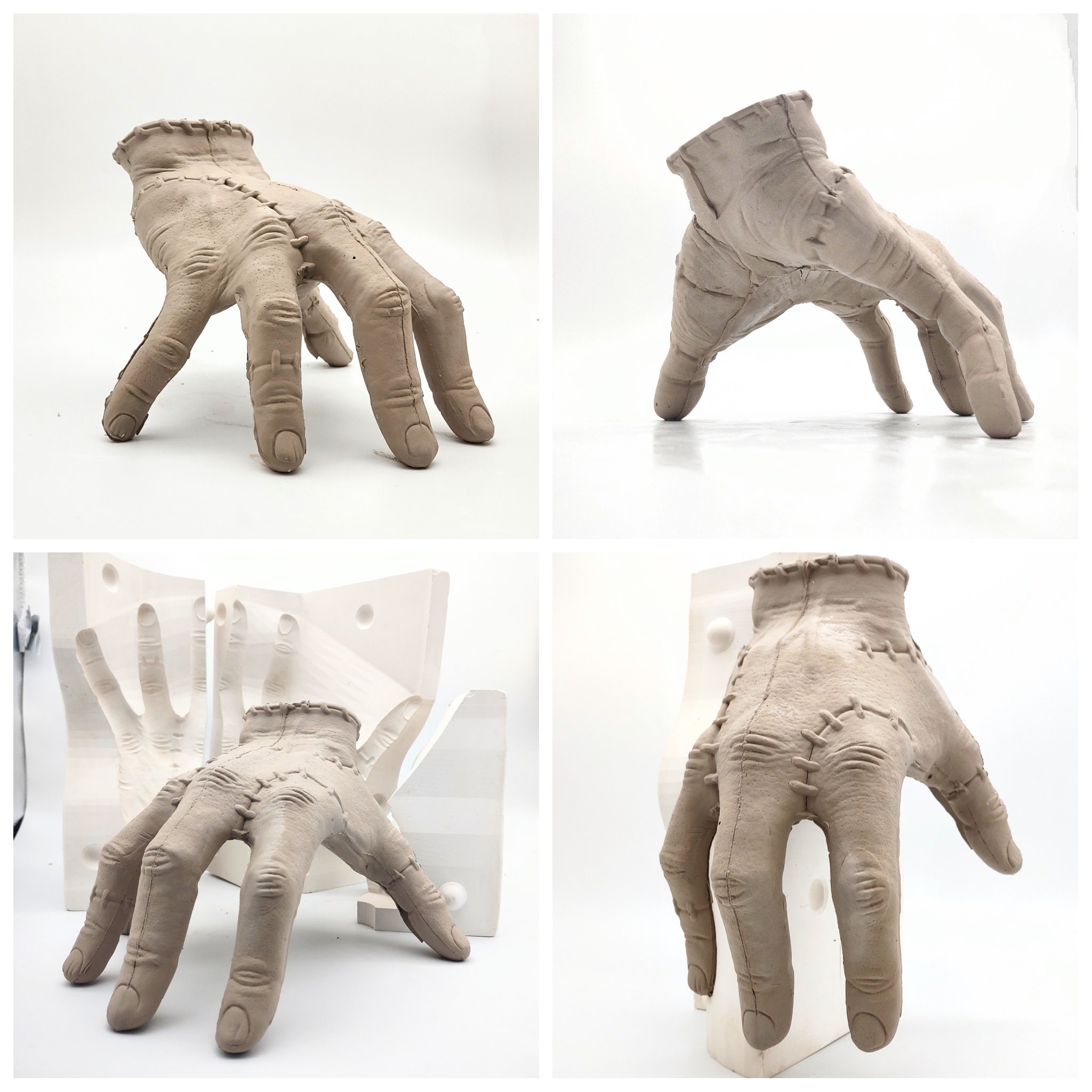 Halloween Horror Severed Hand Silicone Mold DIY Resin Craft Plaster  Chocolate
