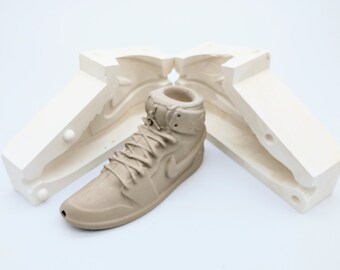 Sneaker Shoe High Top Pipe Mold Slip Casting plaster mold
