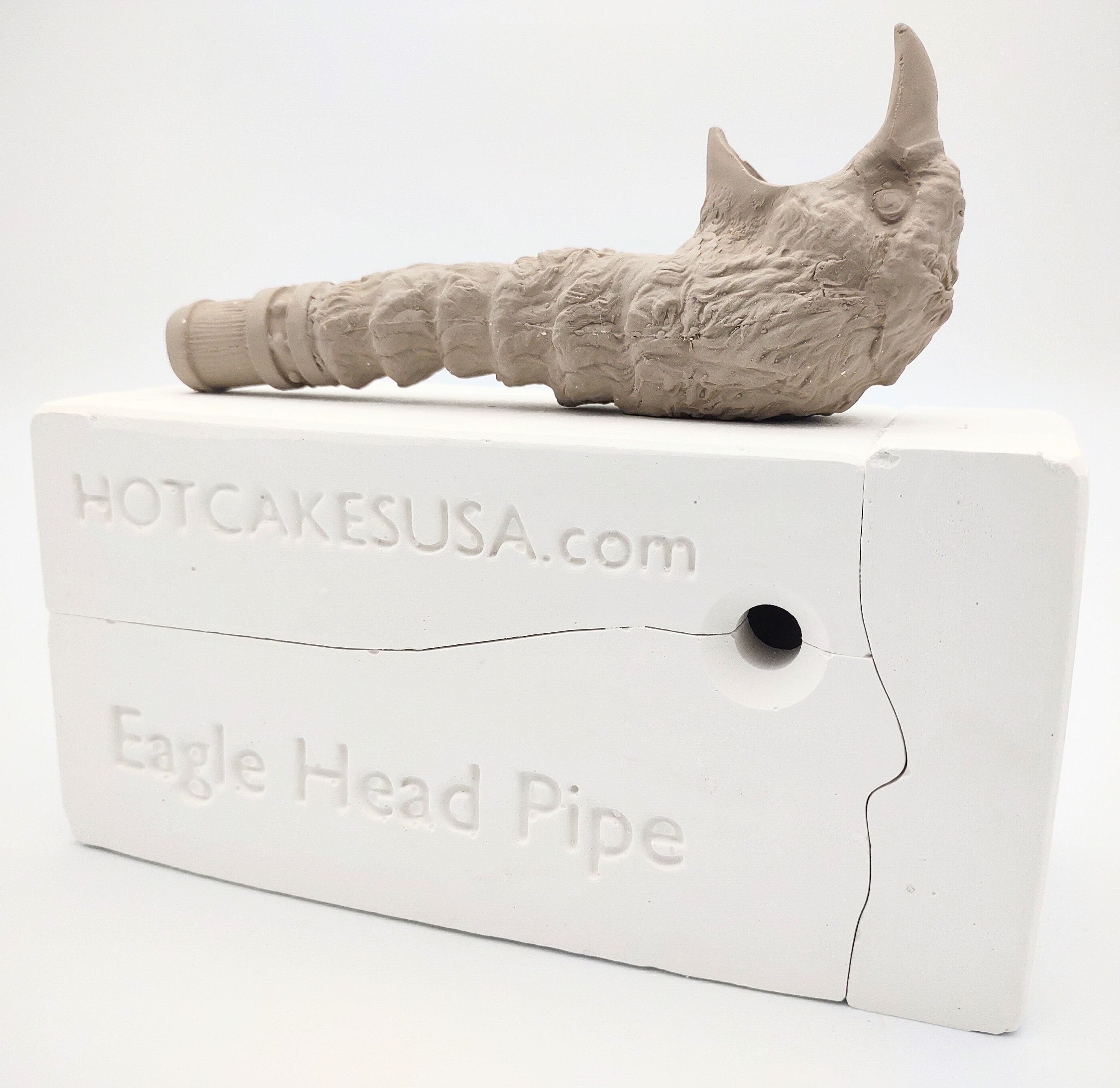x3 Mushroom Sprig Mold Press Mould Ceramic Clay - HotCakesUSA