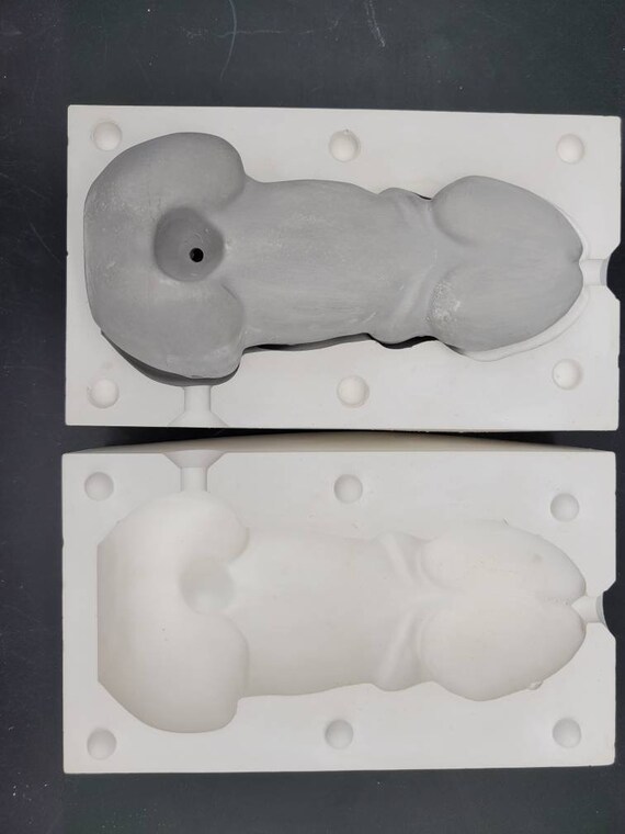 Naughty Bunny plaster slip mold ceramic casting