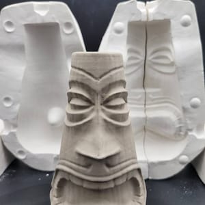 Tiki Man plaster slip mold pipe