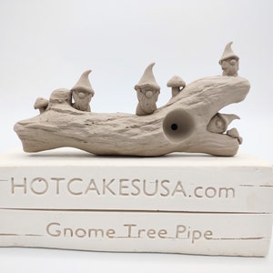 Gnome Tree pipe ceramic slip casting plaster Mold