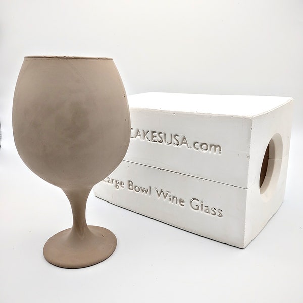 Wine Glass Goblet plaster mold ceramic slip casting