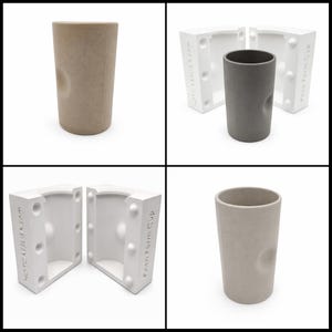 5" Pinch Form Cup Mold Ceramic Slip Casting Plaster Moulds