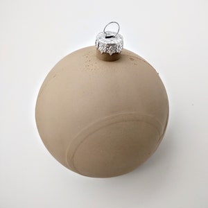 3 Round Ornaments Mold Ceramic Slip Casting Plaster Moulds fits standard hangers image 5