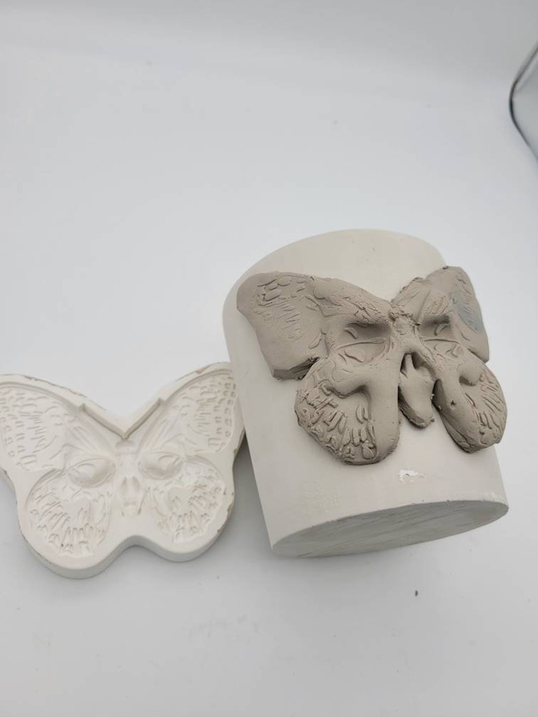 x3 Mushroom Sprig Mold Press Mould Ceramic Clay - HotCakesUSA