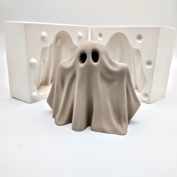 Spooky Ghost ceramic slip casting plaster Mold