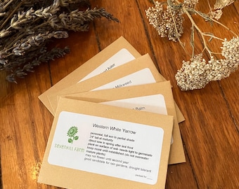 Customized State/Region Native Wildflower Seed Mix Gift Bag for Bees & Butterflies