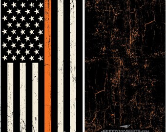 Thin Orange Line Neck Gaiter Search and Rescue Face Mask Flag Face Cover USA Breathable Washable Scarf Balaclava Sports IN STOCK!