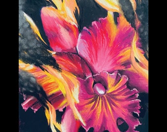Flaming Blossom #2 Print - 8.5x11"