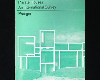 1960s Mid Century Modern Architecture Book Private Houses An International Survey Werner Weidert Richard Neutra Craig Ellwood Philip Johnson
