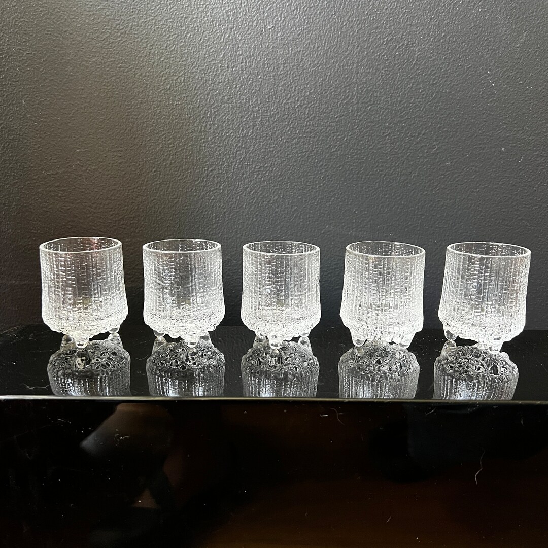 Iittala Ultima Thule Shot Glasses Set of 5 Cordial Glass by Etsy