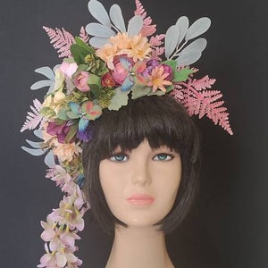 Dia de los muertos crown Day of the dead headpiece Mexican flower crown Delivery from Greece