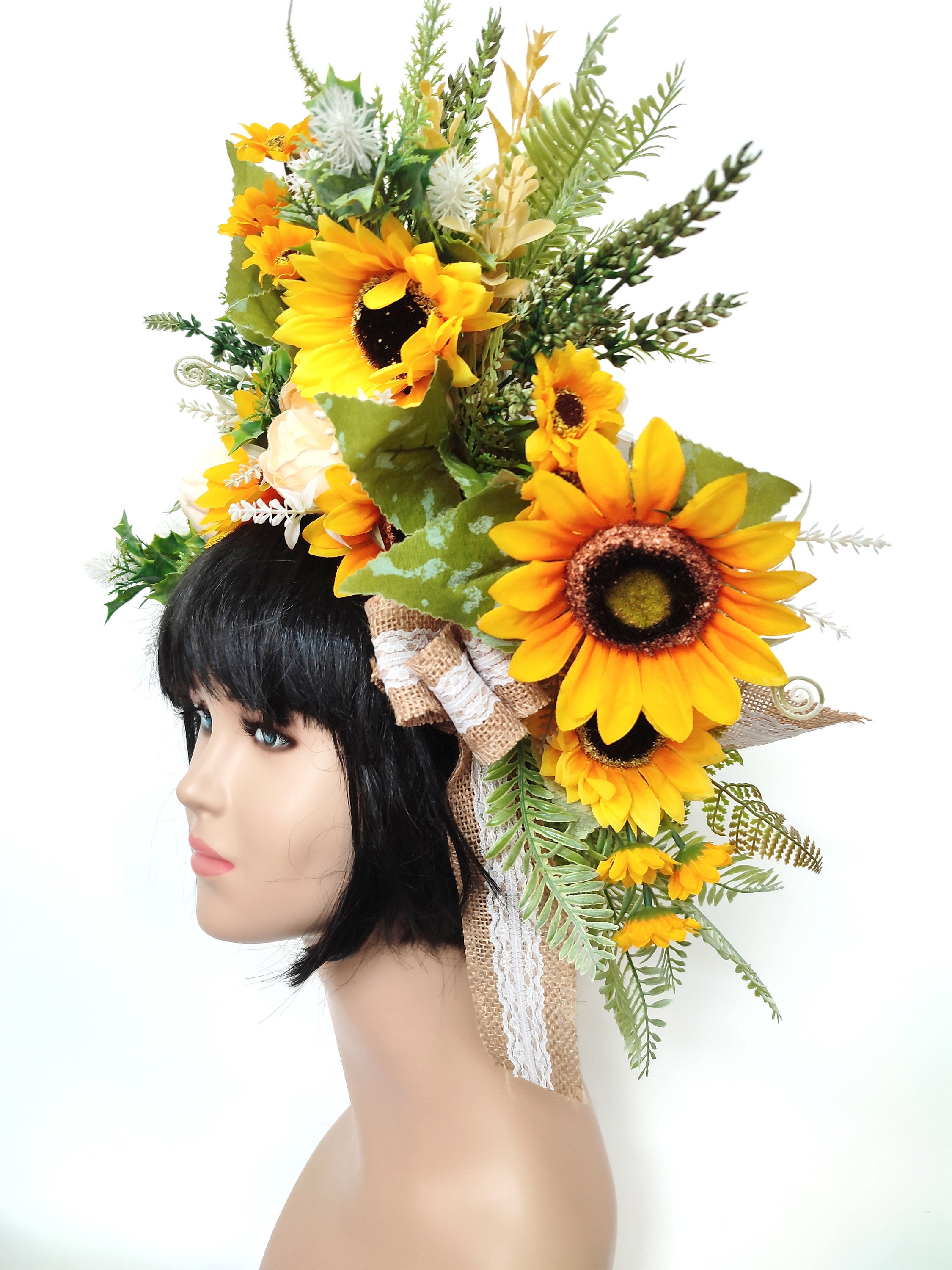 Sunflower Headpiece Minimalis