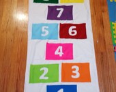 Items Similar To Hopscotch Mat Rug Indoor Play On Etsy
