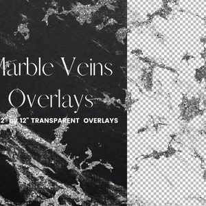 May include: Silver glitter marble texture overlays, 10 x 12 by 12 inches, transparent overlays.  These digital overlays can be used for design projects, backgrounds, and more.
