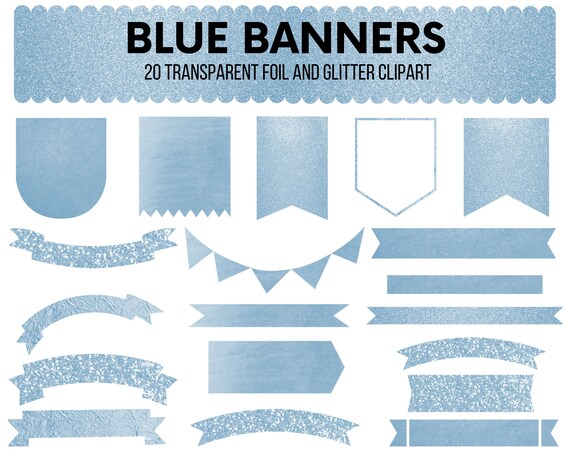 Abstract Blue Grey Winter Glitter Digital Scrapbook Paper