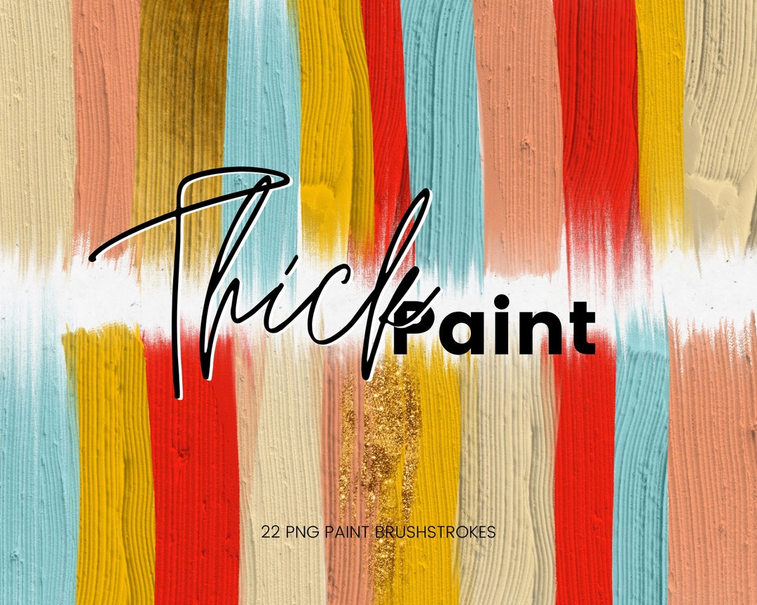 Dikke verf penseelstreek clipart, rood, blauw, acrylverf illustraties,  gouden glitter penseelstreek, transparante verf illustraties, commercieel  gebruik - Etsy België, image size:1080x864