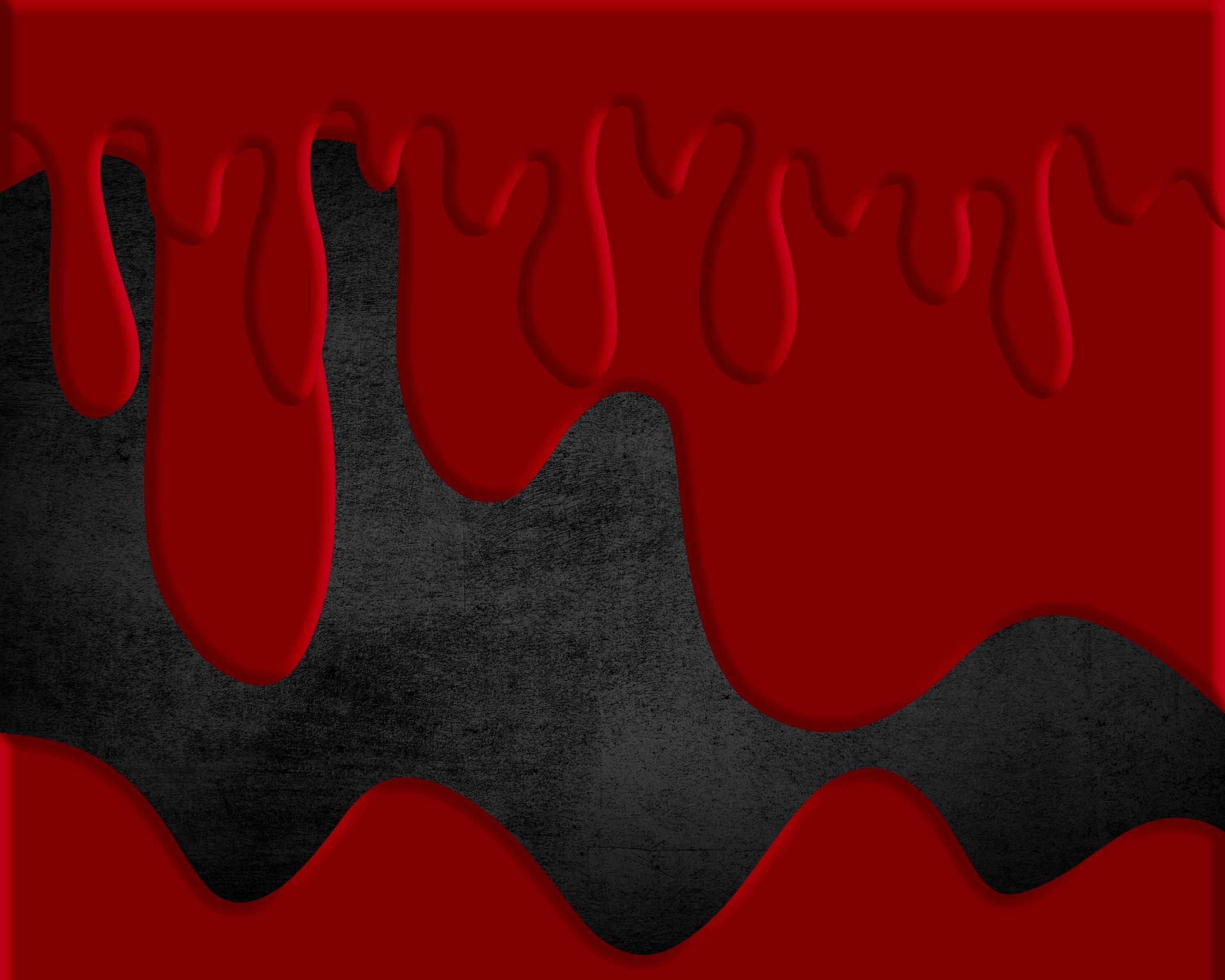 Red Blood Borders Clipart Dripping Blood Border Overlays Etsy Espa??a
