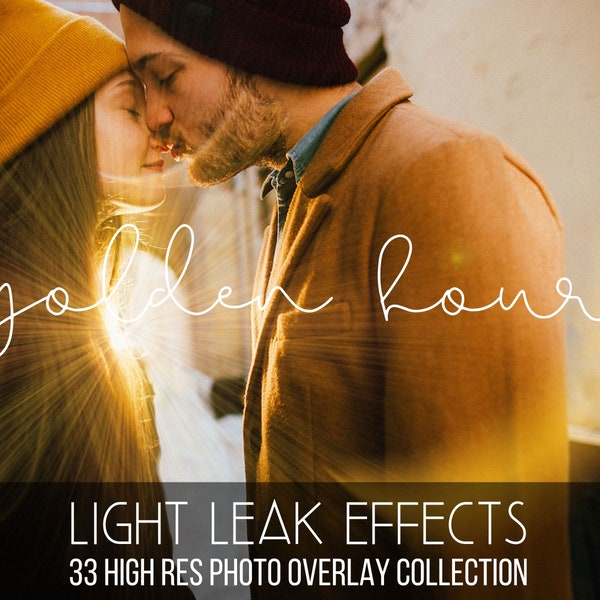 33 Golden Hour overlays photoshop overlays sun ray overlays Light leaks sunshine create natural sun effect overlay beams lens flare clip art