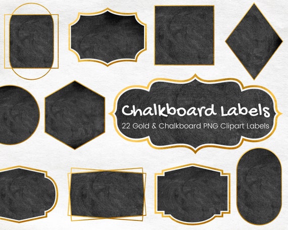 free chalkboard label clipart