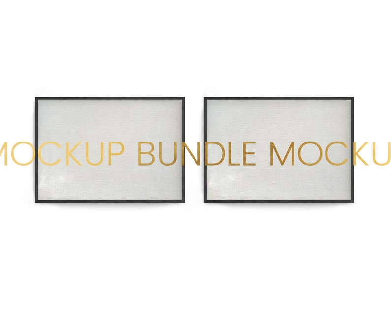 A2 Digital Instant Download JPG Rectangle Digital Mockup #25 4 Mockup Frames Bundle A3 A4 Mockup Wood Black Picture Frame Gallery PSD