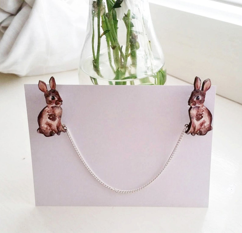 Bunny Rabbit Collar Clips