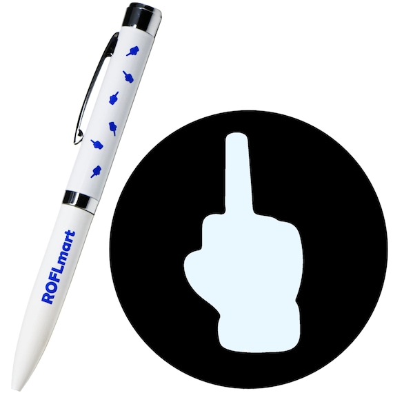 Middle Finger Projector Pen Fuck You Fuck off Projection Pen 