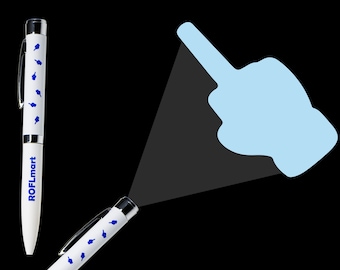 Middle Finger Projector Pen: Novelty Gag Gift