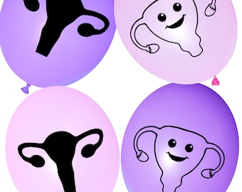 Uterus Balloons For A Hysterectomy Party