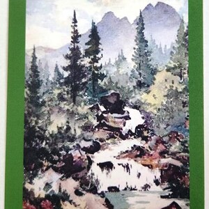 SOTIR KOSTOV. Rila Landscape. Art Card