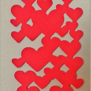 Juego de 3 piezas de diseño de corazón de San Valentín troquelado, páginas de decoración de álbumes de recortes, decoración de fiestas, suministros de arte/manualidades, decoración de álbumes de fotos, fabricación de tarjetas...