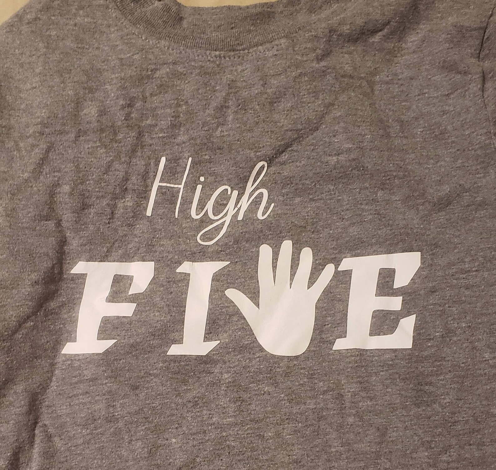High Five Birthday Shirt Etsy
