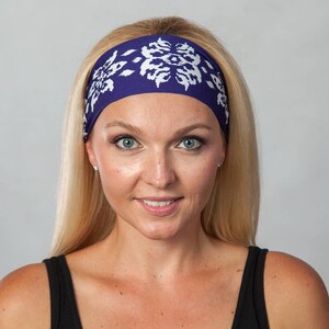Yoga Headband-Workout Headband-Fitness Headband-Running Headband-Women Headband-Moisture Wicking Headband-Boho Headband-Hair Accessories image 4
