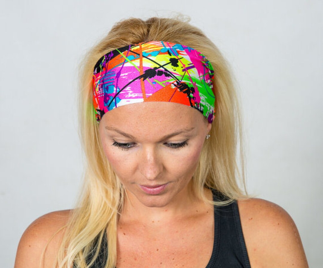 Yoga Headbandworkout Headbandfitness Headbandrunning Etsy