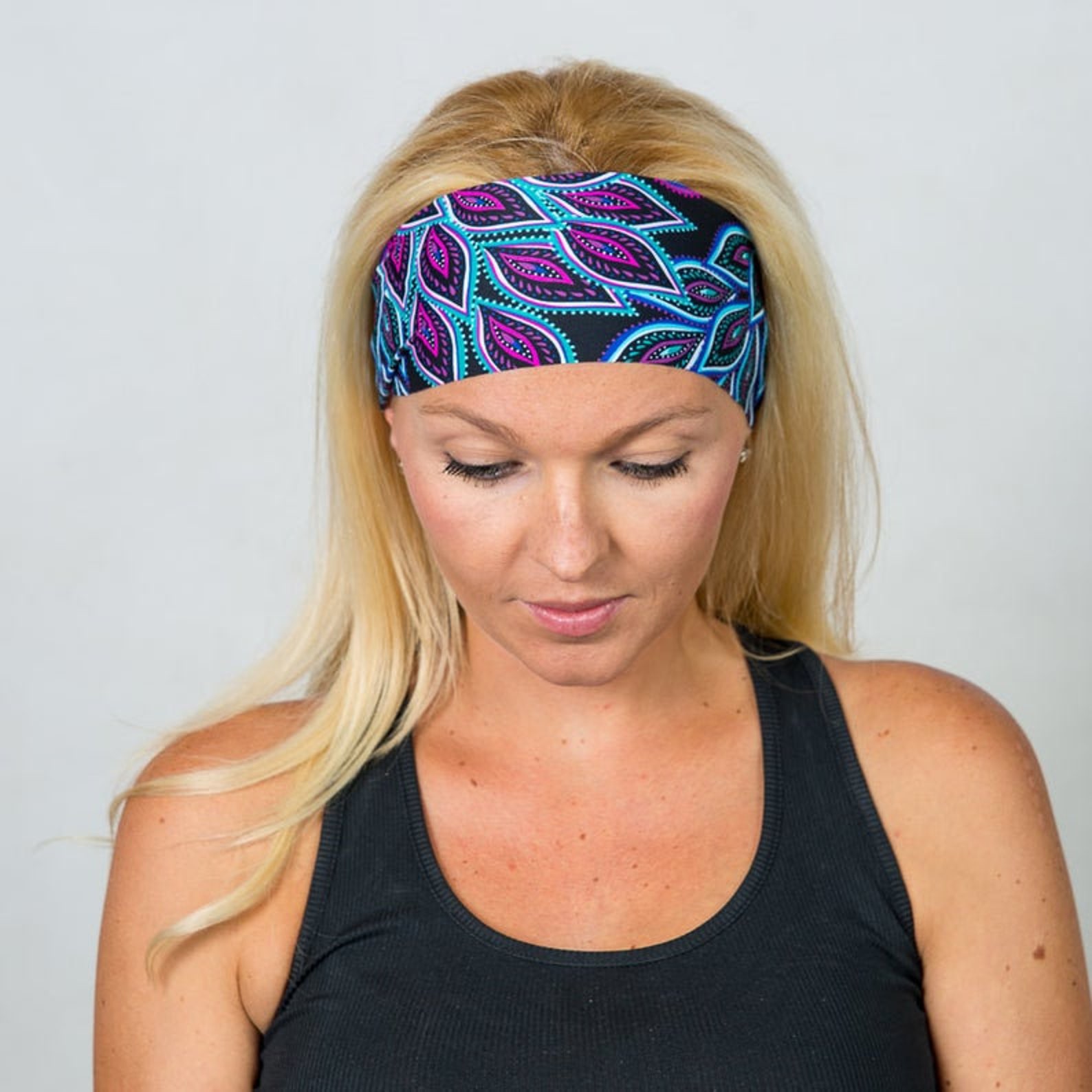 Yoga Headbandworkout Headbandfitness Headbandrunning Etsy