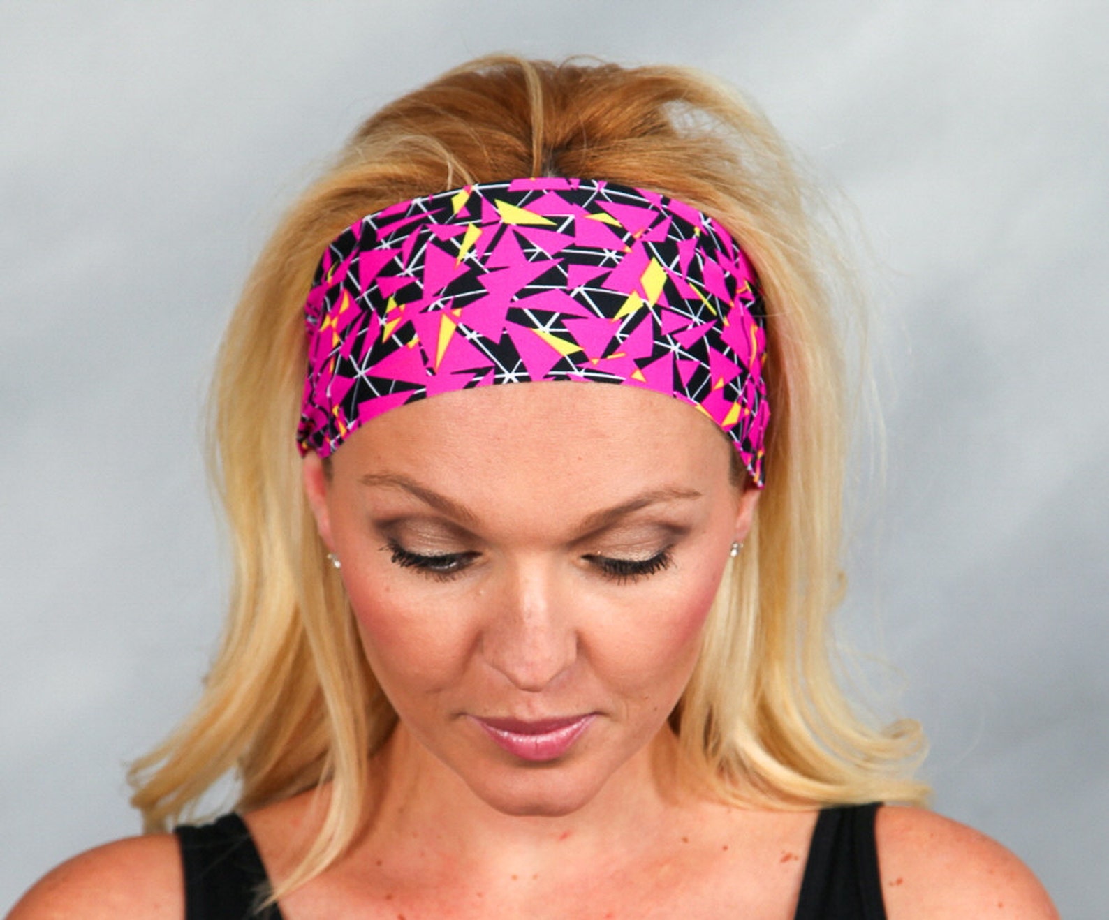 Running Headband Workout Headband Fitness Headband Pink Etsy