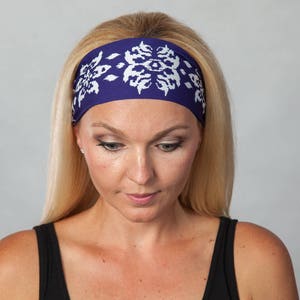 Yoga Headband-Workout Headband-Fitness Headband-Running Headband-Women Headband-Moisture Wicking Headband-Boho Headband-Hair Accessories image 3