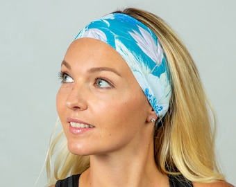 Yoga Headband-Workout Headband-Fitness Headband-Running Headband-Women Headband-Wide Headband- Moisture Wicking Headband-Hair Accessories