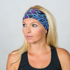 Yoga Headband-Workout Headband-Fitness Headband-Running Headband-Women Headband-Wide Headband- Moisture Wicking Headband-Hair Accessories