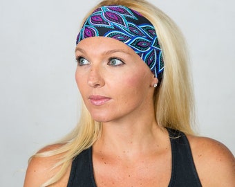 Yoga Headband-Workout Headband-Fitness Headband-Running Headband-Women Headband-Wide Headband- Moisture Wicking Headband-Hair Accessories